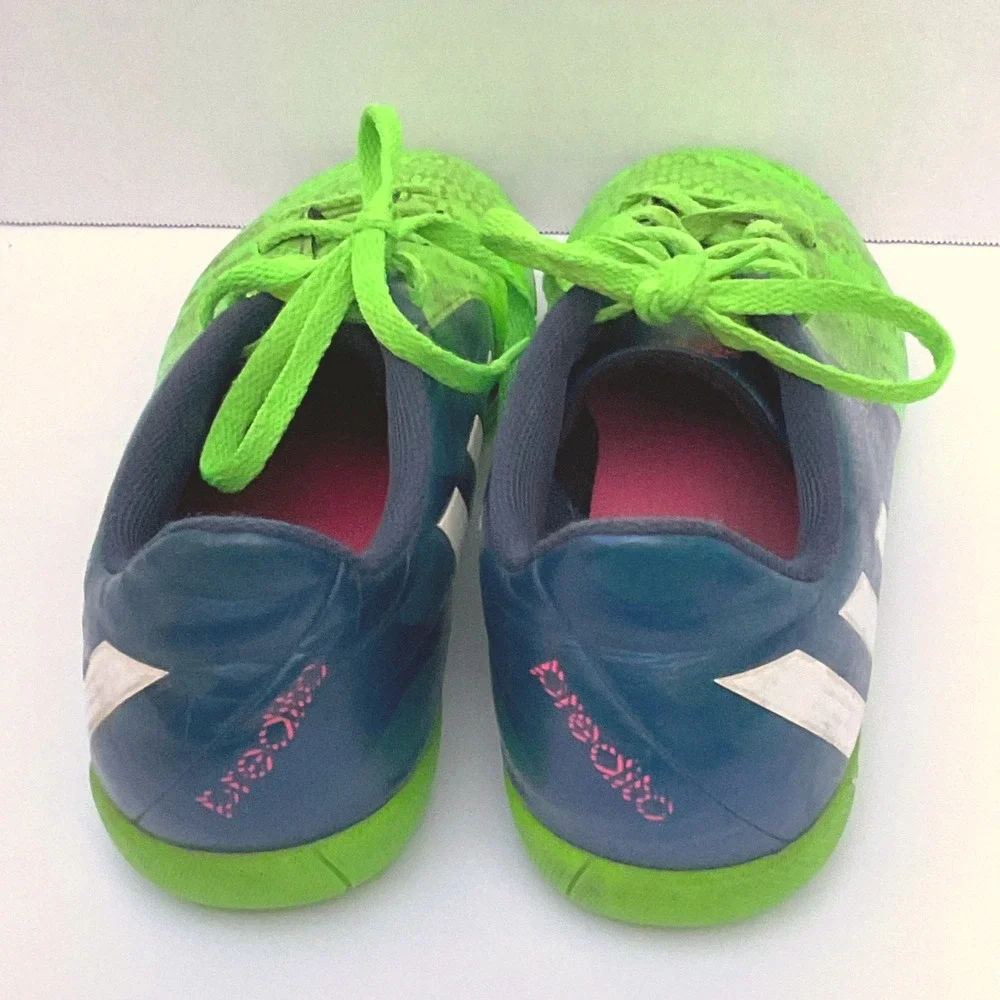 adidas M20172 boy's 4.5 Predito Instinct‎ TF soccer shoes kids Neon blue green